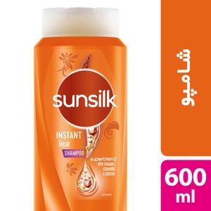 شامپو مو سان سیلک مدل instant repair حجم 600 میلی لیتر